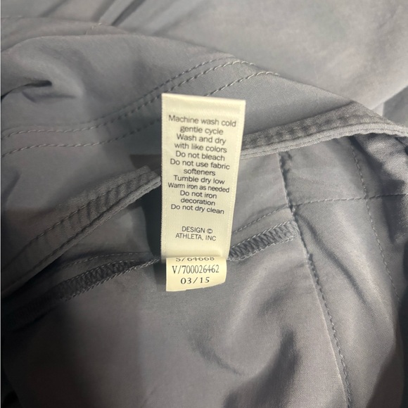 Athleta Skort Womens 0  Grey Everyday Swing Lightweight Inner Liner Skirt - Picture 6 of 8